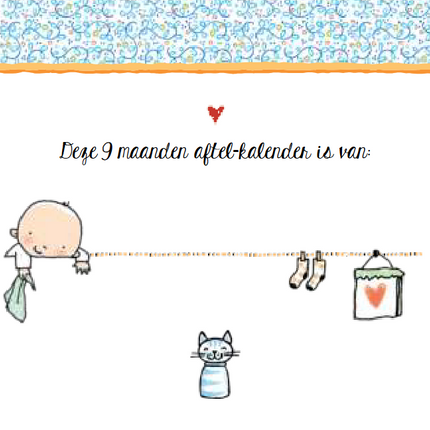 Inter-Stat 9 Maanden Aftelkalender By Pauline