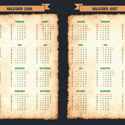 Inter-Stat Harry Potter Schoolagenda 2026-2027