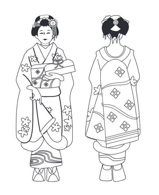 Inter-Stat Icons of Japan Glitter Kleurboek