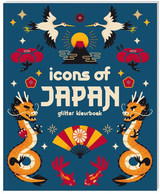 Inter-Stat Icons of Japan Glitter Kleurboek