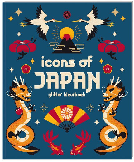 Inter-Stat Icons of Japan Glitter Kleurboek