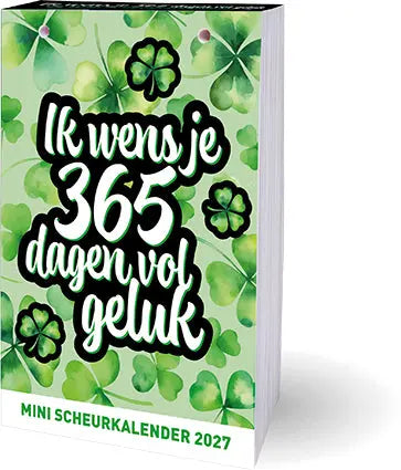 Inter-Stat Ik wens je 365 dagen vol Geluk Mini Scheurkalender 2027