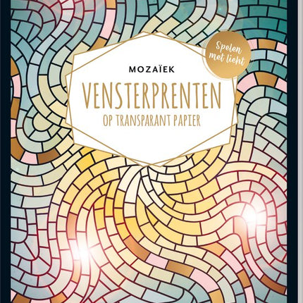 Inter-Stat Mozaiek kleurboek Vensterprenten op transparant Papier
