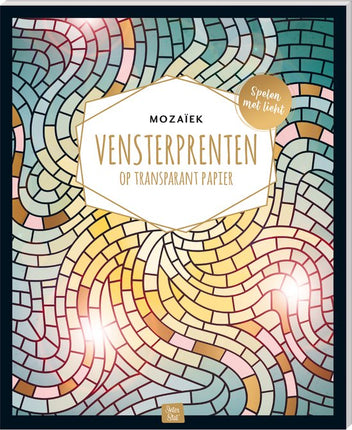 Inter-Stat Mozaiek kleurboek Vensterprenten op transparant Papier