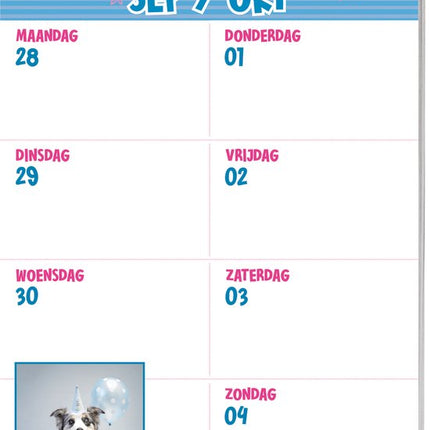 Inter-Stat Rachael Hale Honden Weekkalender 2026