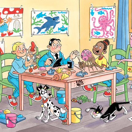 Jan van Haasteren Creatief met klei - Jan van Haasteren Junior Puzzel 150 Stukjes