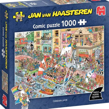 Jan van Haasteren Jan van Haasteren - Celebrate Pride! Puzzel 1000 Stukjes