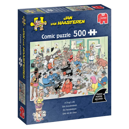 Jan van Haasteren Jan van Haasteren - Een Hondenleven Puzzel 500 Stukjes