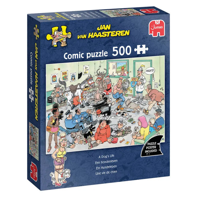Jan van Haasteren Jan van Haasteren - Een Hondenleven Puzzel 500 Stukjes