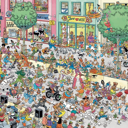 Jan van Haasteren Jan van Haasteren - Een Naaldhak te Hoog Puzzel 1500 Stukjes