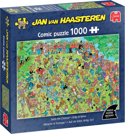 Jan van Haasteren Jan van Haasteren Grijp Je Kaas 1000 Stukjes