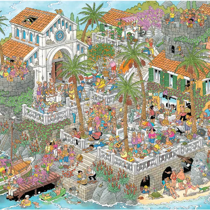 Jan van Haasteren Jan van Haasteren - Leve De Middellandse Zee Puzzel 1000 Stukjes