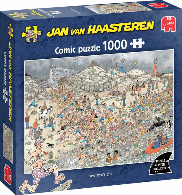 Jan van Haasteren Jan van Haasteren - New Years Dip Puzzel 1000 Stukjes