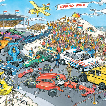 Jan van Haasteren Jan van Haasteren - Nog één rondje Zandvoort 1000 Stukjes