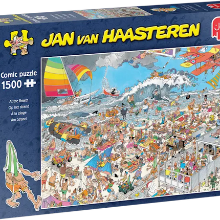 Jan van Haasteren Jan van Haasteren - Op het Strand Puzzel 1500 Stukjes