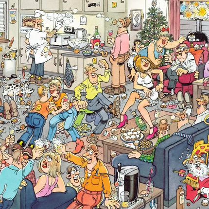 Jan van Haasteren Jan van Haasteren - Oud en Nieuw Feestje Puzzel 2x 1000 Stukjes