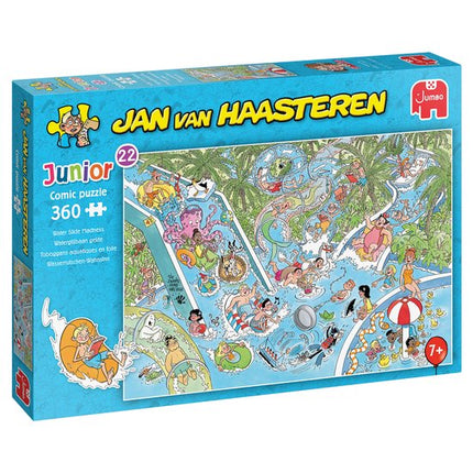 Jan van Haasteren Waterglijbaan Gekte - Jan van Haasteren Junior Puzzel 360 Stukjes