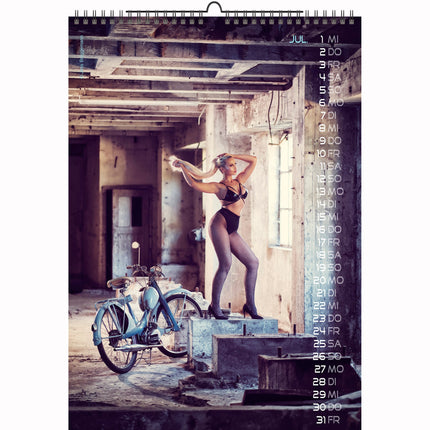 Jens Bikes en Girls Kalender 2026 A3