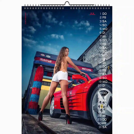 Jens Cars en Girls Kalender 2027 A3
