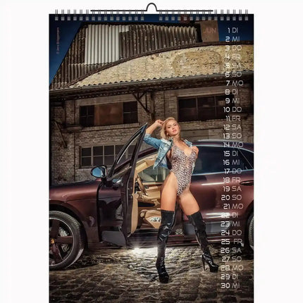Jens Cars en Girls Kalender 2027 A3