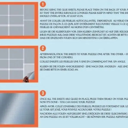 Jig Puz Jig & Puz Puzzel Kleeffolie ‚ Voor 2000 Stukjes 1 Vel