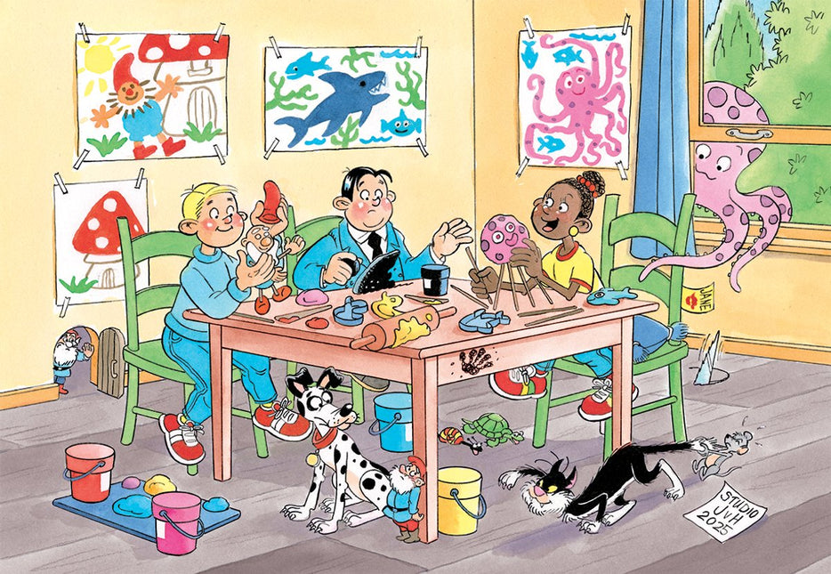 Jumbo Creatief met klei - Jan van Haasteren Junior Puzzel 150 Stukjes