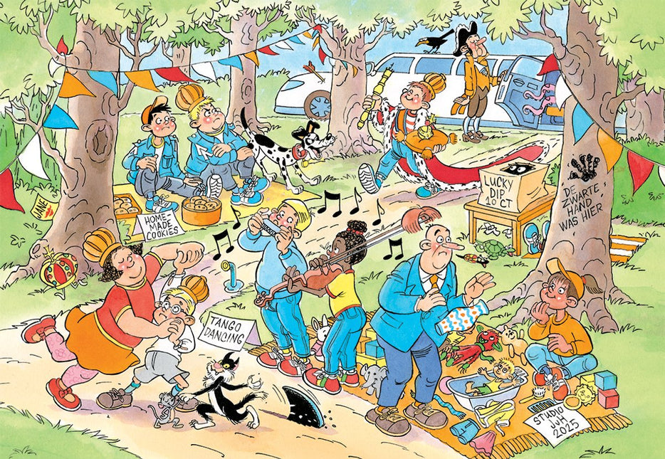 Jumbo De vrijmarkt - Jan van Haasteren Junior Puzzel 240 Stukjes