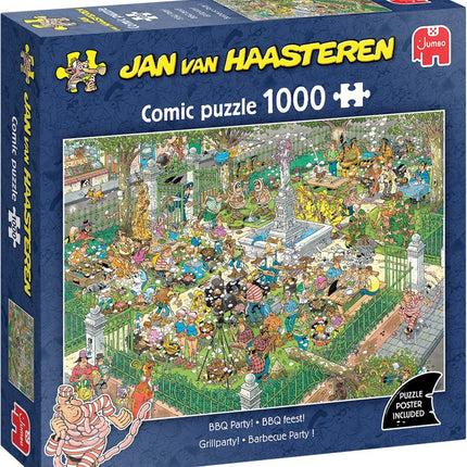 Jumbo Jan Van Haasteren -  BBQ Feest! Puzzel 1000 stukjes