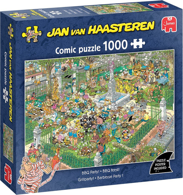 Jumbo Jan Van Haasteren -  BBQ Feest! Puzzel 1000 stukjes