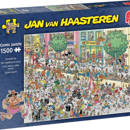 Jumbo Jan van Haasteren - Een Naaldhak te Hoog Puzzel 1500 Stukjes