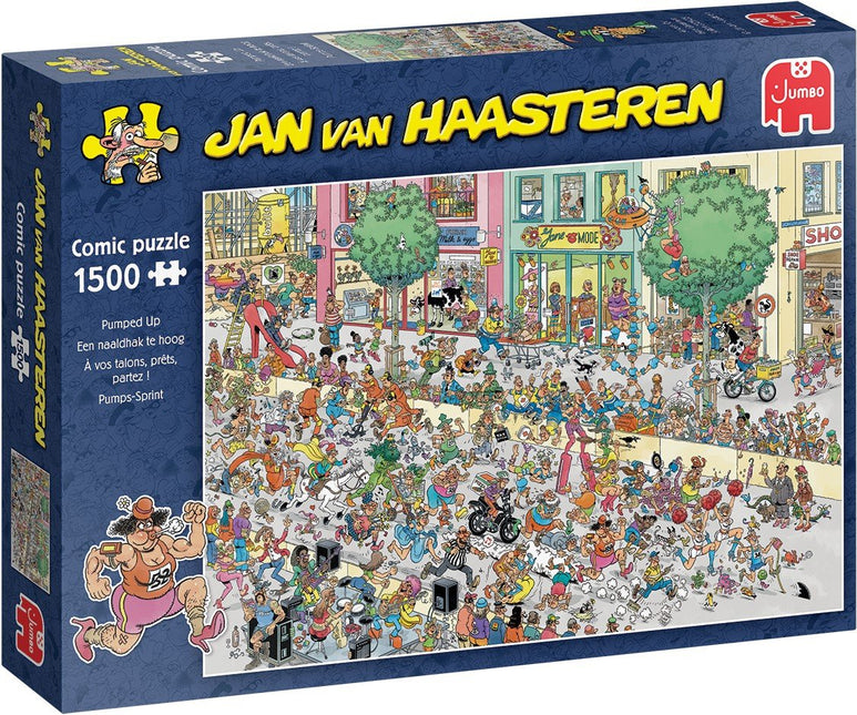 Jumbo Jan van Haasteren - Een Naaldhak te Hoog Puzzel 1500 Stukjes