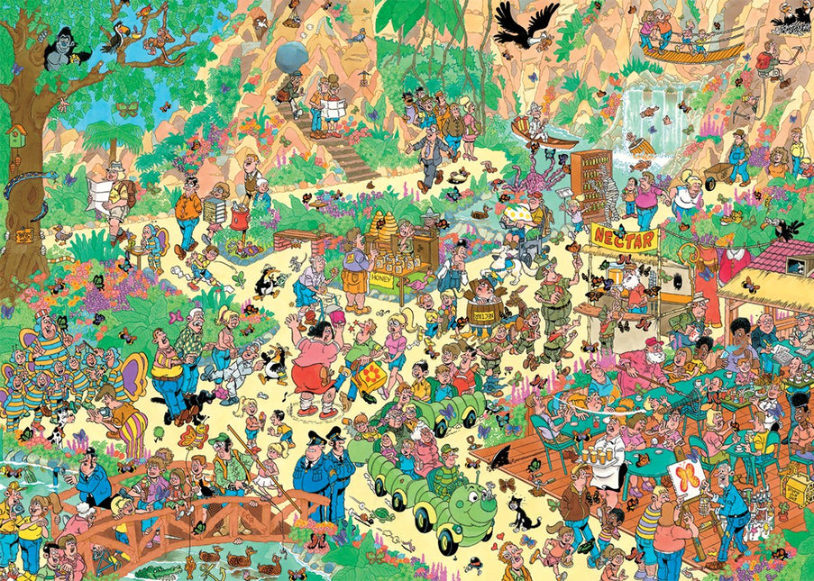 Jumbo Jan Van Haasteren -  Vrolijke Fladderaars Puzzel 1000 stukjes