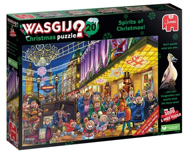 Jumbo Wasgij Christmas 20  - Geesten van Kerstmis Puzzel 2x 1000 stukjes