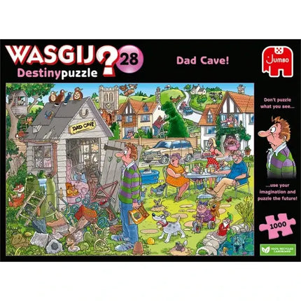 Jumbo Wasgij Destiny 28 – De Mancave van Pa! Puzzel 1000 Stukjes