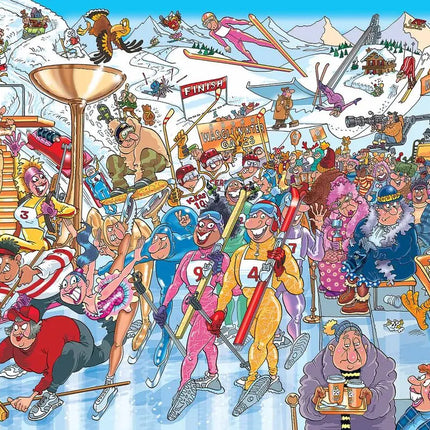 Jumbo Wasgij Mystery 22 Winterspelen! Puzzel 1000 stukjes