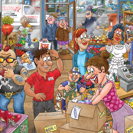 Jumbo Wasgij Mystery 29 Donatiedebacle 1000 Stukjes