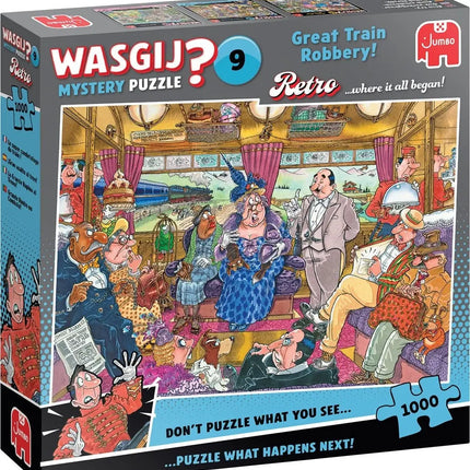 Jumbo Wasgij Mystery 9 – De Grote Treinroof! Puzzel 1000 Stukjes