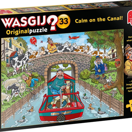 Jumbo Wasgij Original 33 Calm on the Canal Puzzel 1000 stukjes