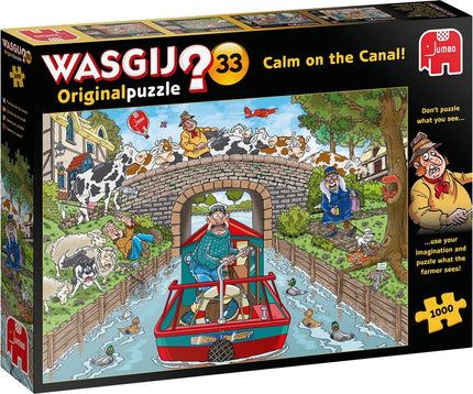 Jumbo Wasgij Original 33 Calm on the Canal Puzzel 1000 stukjes