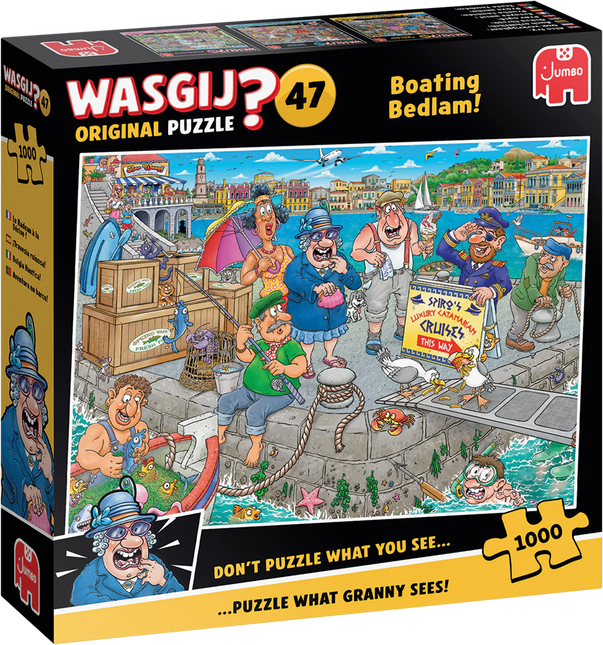 Jumbo Wasgij Original 47 De boot in! Puzzel 1000 stukjes