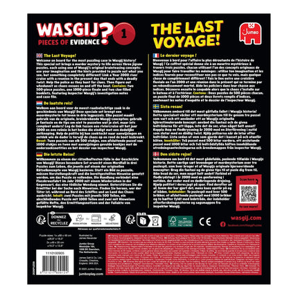 Jumbo Wasgij Pieces of Evidence - The Last Voyage – Unieke 3-in-1 Puzzel met Mysterie