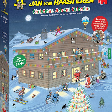 Jumbo Xms Jan van Haasteren Adventkalender Puzzel 1296 Stukjes