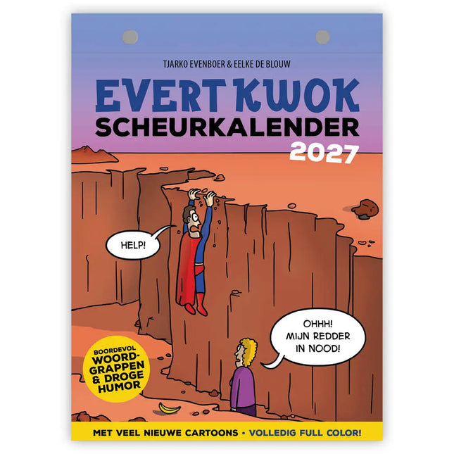 kalenderwinkel Evert Kwok Scheurkalender 2027