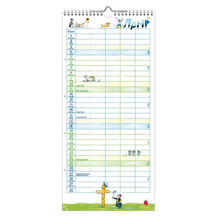 kalenderwinkel Familienotitiekalender 2027 Original Helme Heine