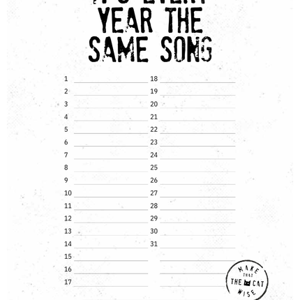 kalenderwinkel Make That the Cat Wise Verjaardagskalender A5