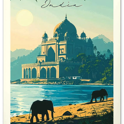 kalenderwinkel Vintage Posters - Distant Travels Kalender 2027