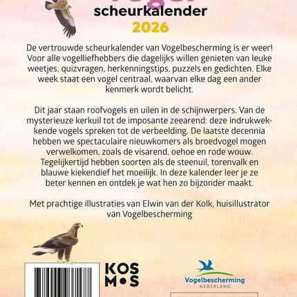 kalenderwinkel Vogel Scheurkalender 2026