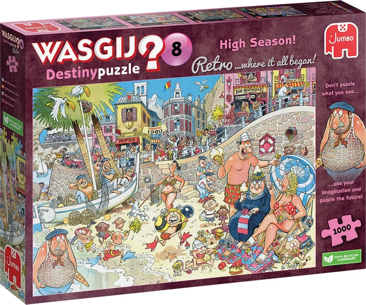 Puzzel Wasgij Retro Destiny 8 Hoogseizoen 1000 Stukjes