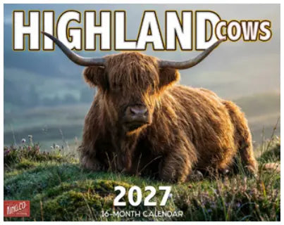 KingCompany Highlands Cows Kalender 2027