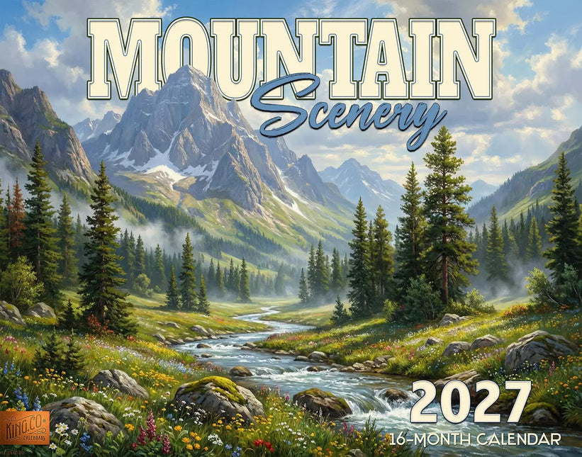 KingCompany Mountains Scenic Kalender 2027